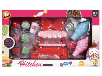 Игровой набор киоск с мороженым Fresh Kitchen, 46 см, аксессуары
