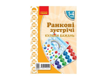 Плакат "Ранкові зустрічі. Привітання. Кульки бажань", 1–4 класи, НУШ, Ранок