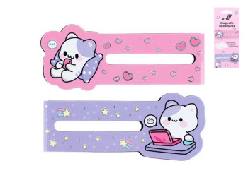 Набор магнитных закладок-индикаторов Kawaii, 2 шт., магнитное крепление, Kite