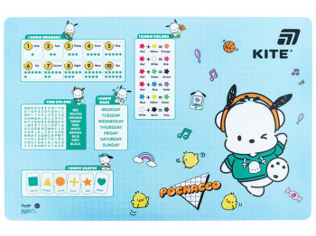 Настольная подкладка Pochacco, 42,5×29 см, пластик 500 мкм, Kite