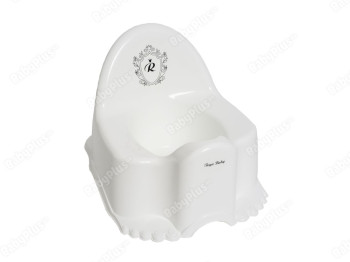 Горшок з музикою біло-чорний ECO Royal. Tega Baby PO-061-103-C