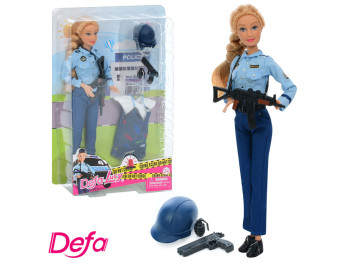 Лялька поліцейська Defa Lucy 8388, 29 см, з формою та аксесуарами
