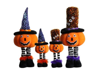 Фигура Тыква Halloween 62см, Ноги-телескоп, R95930