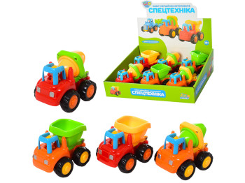 Машинка инерционная Стройтехника. Limo Toy 326 CD. Цена за 1 шт.