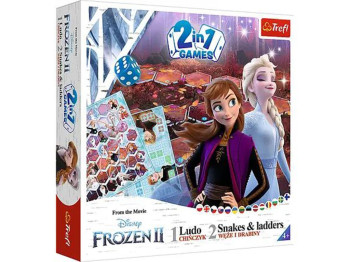 Настільна гра 2 в 1 Trefl Frozen 2 Лудо + драбини