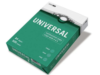 Бумага офисная Smart Line Universal для принтера А4. 500 листов. Плотность 80 грамм.