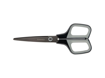 Ножиці канцелярські Titanium Lite, 19 см, графітно-сірі, титанове покриття, Axent