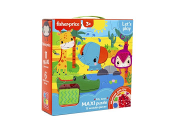Пазлы Fisher Price, Maxi puzzle wooden pieces, Vladi Toys