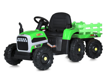 Дитячий електромобіль Трактор з причепом. Bambi Racer M 5733EBLR-5