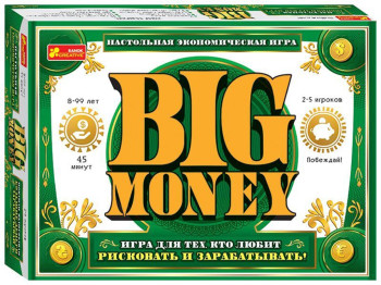 Настольная экономичная игра Big Money, Ranok Creative 13120114Р