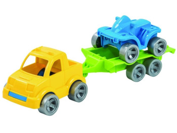 Набор авто Kid cars Sport 3 элементов Пикап+квадроцикл. Tigres 39543