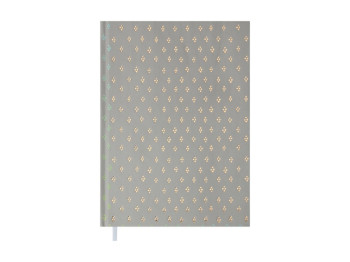 Щоденник недатований MODERNA, A5, сірий