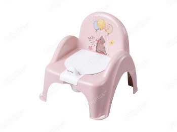 Горщик - стільчик Лісова казка світло-рожевий. Tega Baby FF-007-107