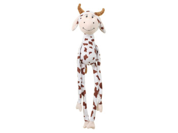 Мягкая игрушка Корова Радуга, 50 см, с длинными лапками, Копиця