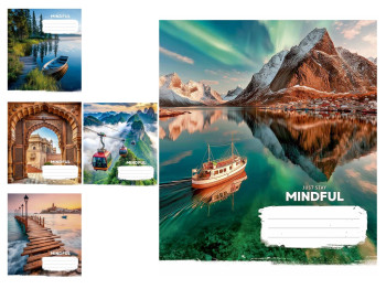 Зошит загальний у клітинку Star Just Stay Mindful 060-3764K, 60 аркушів,  мікс, ціна за 1 шт