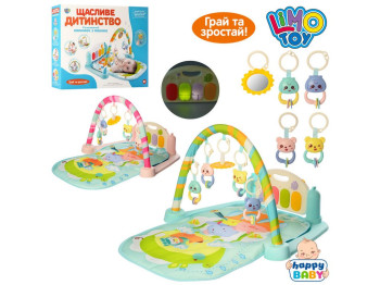 Коврик для младенца M 5470 AB, 72 см, пианино с музыкой и светом, Limo Toy