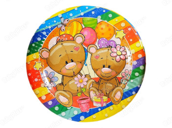 Набір День Народження Bear тарілка 10 шт, Jumbi
