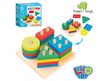 Дерев'яні іграшки Геометрика. Tree Toys MD 0818