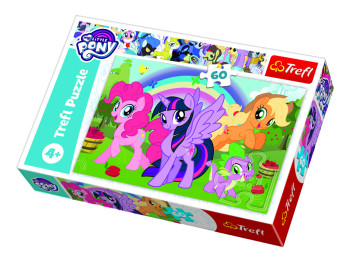 Пазли Райдужна дружба, Hasbro My little pony, 60 елементів, Trefl