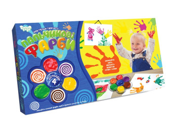 Набор для творчества Моё первое творчество Пальчиковые краски, Danko Toys
