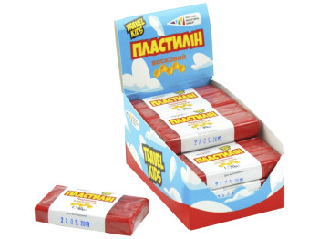 Пластилін восковий, Гамма 333103, червоний, (Ціна за 1 шт)