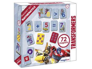 Набір магнітів Трансформери Математика. Magdum МЕ 5031-42