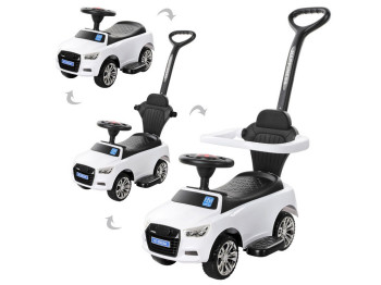 Каталка-толокар з батьківською ручкою 2в1. Bambi M 3503A-1