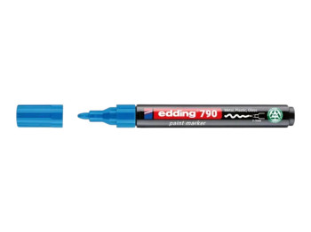 Маркер Edding Paint круглий блакитний 2-3 мм, e-790/10n