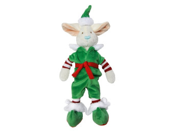 Мягкая игрушка Эльфик Пуффи Christmas, новогодний декор и текстильная кукла, ELFIKI