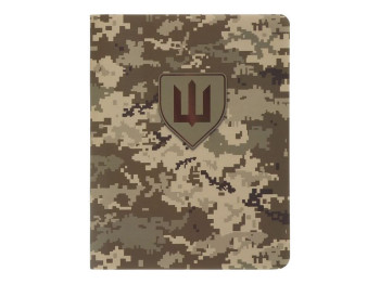 Книга записна MILITARY, А6, 64 аркуші, клітинка, кобкл. з синтетичного каменя, піксель, Buromax BM.2