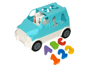 Авто Smart Wheels сортер 6 элементов бирюзовый, Tigres 40062