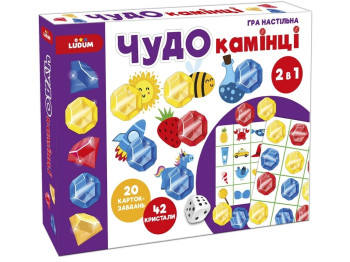 Настільна гра "Чудо камінці", 2 в 1, Ludum  ME5032-12