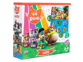 Игра настольная, Лото, 44 Кота, Vladi Toys