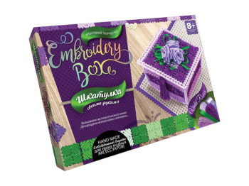 Набор для творчества Шкатулка Embroidery Box, Danko Toys