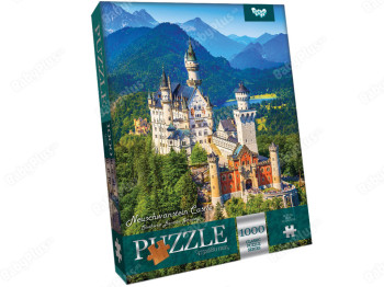 Пазлы Neuschwanstein Castle, 1000 элементов, Danko Toys