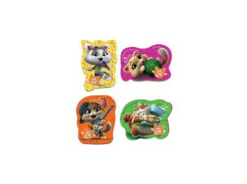Беби пазлы 44 Кота, Музыкальная группа, Vladi Toys