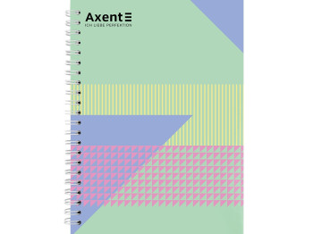 Блокнот на спирали твердый переплет №19 А5. 96 листов. Axent 8032-19-A