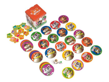Игра настольная 44 Кота, Хватай за хвост, Vladi Toys