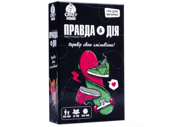 Гра настільна розважальна Правда або дія, питання та завдання, Vladi Toys