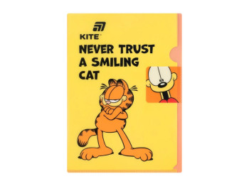 Папка-уголок с клапаном Garfield GF25-248-1, формат A4, полипропилен, Kite