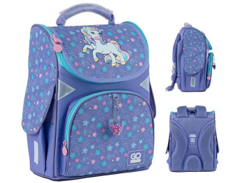 Рюкзак шкільний каркасний Sweet Unicorn. GoPack GO24-5001S-1