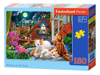 Пазлы Очаровательные котята, 180 элементов, Castorland B-018499