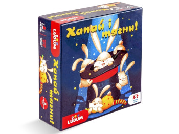 Настільна гра "Хапай і тягни", з пісковим годинником, 3+, Ludum