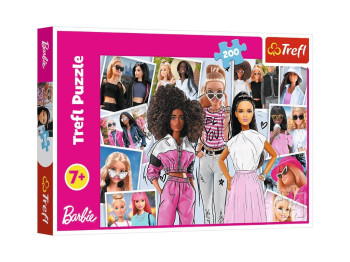 Пазл Trefl Barbie У світі Барбі, 200 деталей