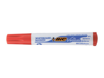Маркер для дошок спиртовий BIC Velleda червоний, конічний вузол, 1.4 мм
