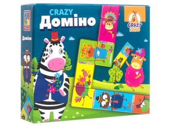 Гра настільна CRAZY Доміно, Vladi Toys VT8055-10