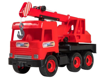 Авто Middle truck красный кран в коробке. Tigres 39487