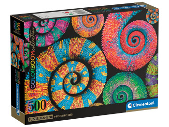 Пазлы Цветной бум Clementoni, 500 элементов