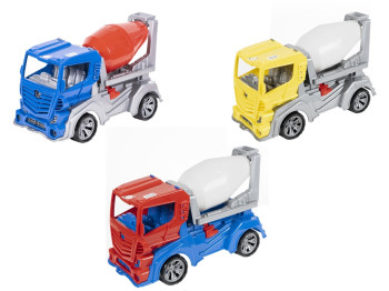 Машина ORION игрушечная бетономешалка с подвижной бочкой, 3 цвета (цена за 1 шт)