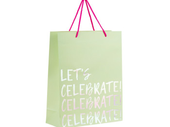 Пакет бумажный подарочный 26х32см. Let's celebrate. Axent 8502-26-A
